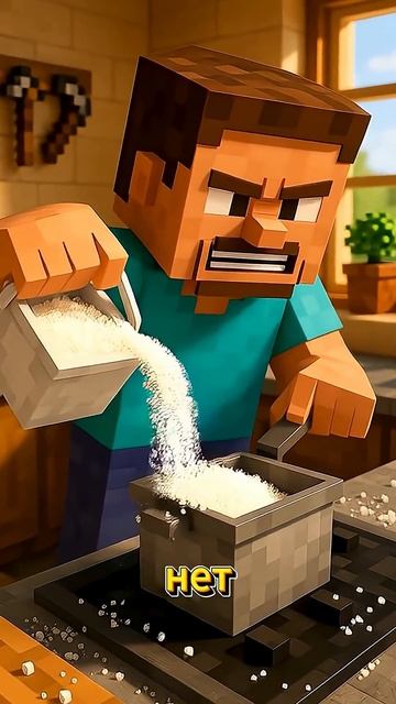 Стив посолил так, что хватит всем 🧂🤯 #minecraft #minecraftcomedy смотреть онлайн