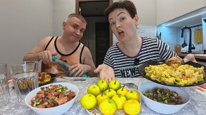 Мукбанг жизнь ДОРОЖАЕТ, пришлось ЗАТЯНУТЬ ПОЯСА! ЭКОНОМИМ семейный бюджет, ВКУСНЫЙ ужин готовим САМИ