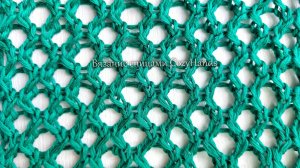 СУПЕР узор спицами 💥 Крупная сетка для вязания джемперов, туник