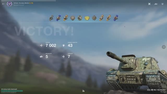 WoT Blitz • Tanks Blitz • ИСУ-152, Tiger II, Chimera • WoT Blitz лучшие реплеи