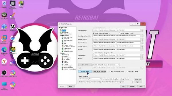 Как настроить WInUAE