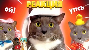 РЕАКЦИЯ НА ЕСЛИ БЫ КОТИКИ ХОДИЛИ В ШКОЛУ - БУМАЖКИН