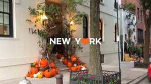 USA, New York, Upper East Side – Autumn Vibes & Halloween Street Scenes 10.2025