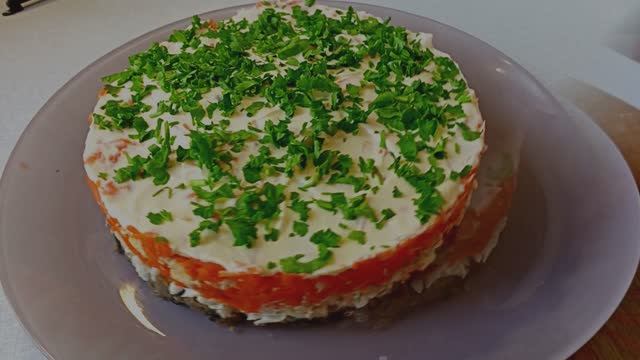 Салат Мимоза Как я делаю мимозу без рыбы Рецепт закуски смотреть онлайн