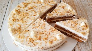 Морковный кето Торт. Рецепт морковного торта без глютена!