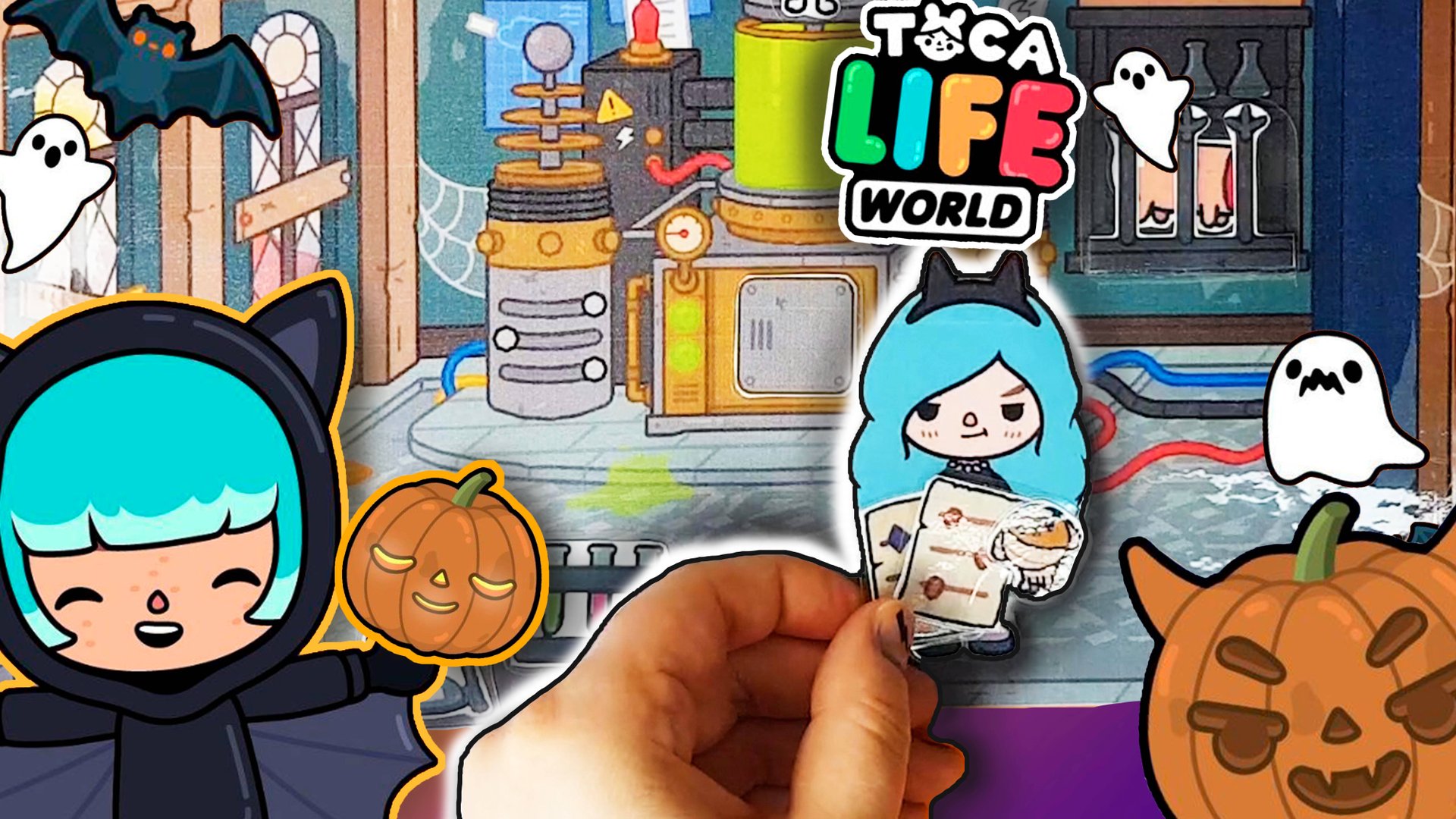 Обзор бумажной книжки Тока Бока. Бумажная Тока Бока Хэллоуин.