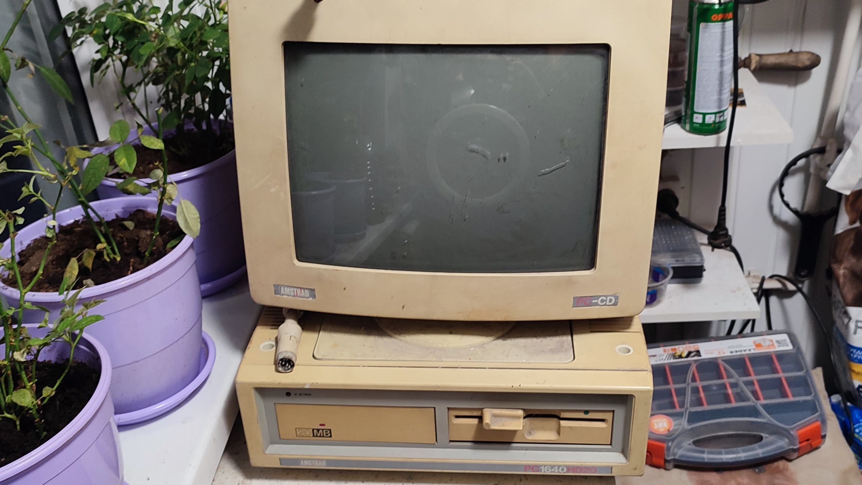 Ретро компьютер Амстрад PC 1640 что есть хорошего для разбора смотреть онлайн