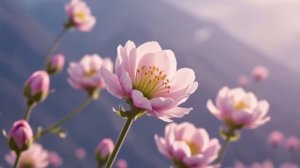 Футаж. Цветы розовые.mp4