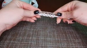 Красивая ручка для корзин или сумочек из бумажной лозы. #ЮлияЧарыкова#