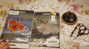 мои вышитые работы, процессы и запасы на не канве