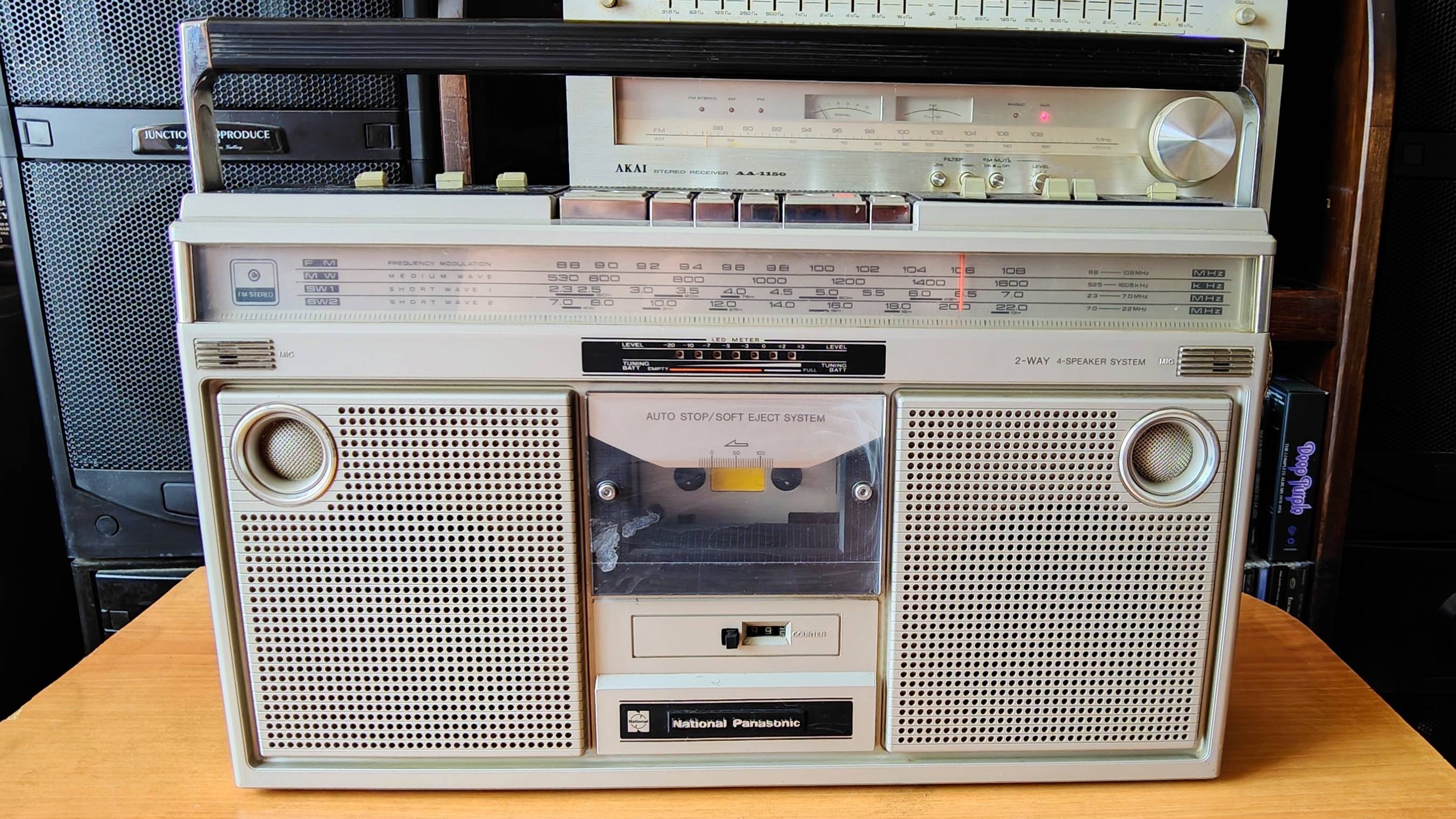 National Panasonic 4-Band Radio Cassette Recorder RX-5120F (1979 - 1981) JAPAN смотреть онлайн
