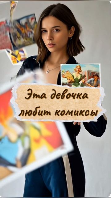 Эта девочка любит комиксы смотреть онлайн