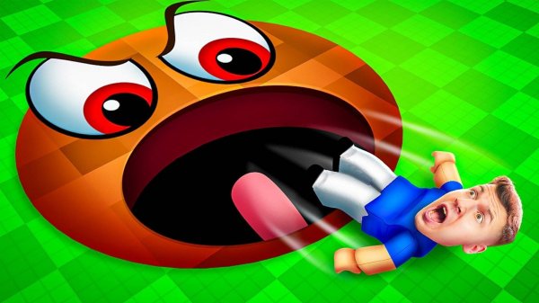 Я Стал ГИГАНТСКОЙ ЯМОЙ и ПОГЛОТИЛ ВСЕХ в РОБЛОКС! 😱