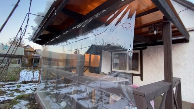 Гибкие окна на террасе смотреть онлайн