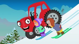 ⛄ Зимние забавы | ТракТЫРишкА 🚜 | Караоке и песенка про зиму для детей ❄️🎶