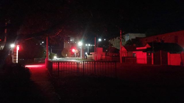 Сальск Кузнечная Ленина светофор ночь