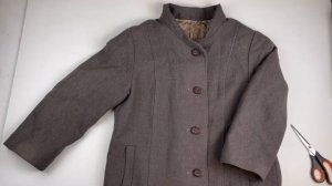 🧥 Вторая жизнь бабушкиного пальто! 3 стильные вещи за 0 рублей