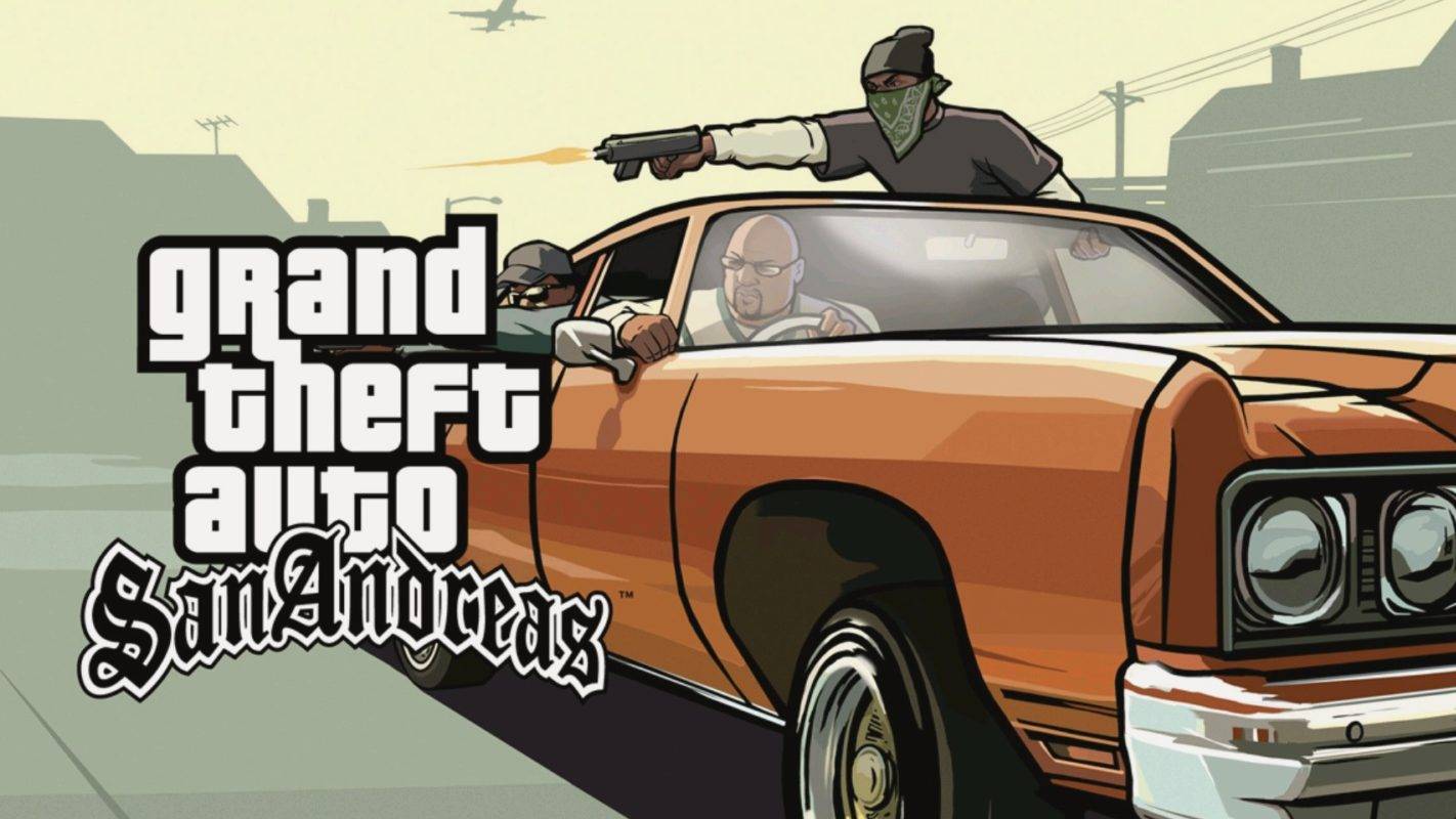 Grand Theft Auto San Andreas Карл возвращаеться домой и понеслось. смотреть онлайн