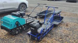 Мотобуксировщик Альбатрос-L9 и Мотобуксировщик Альбатрос-XLV15. Небольшое сравнение! )