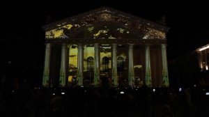 3д мэппинг шоу на день города и 650-й юбилей Калуги