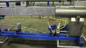 Экструзионная линия ЛТПП 45 для производства труб из непластифицированного ПВХ диаметром 10-40мм