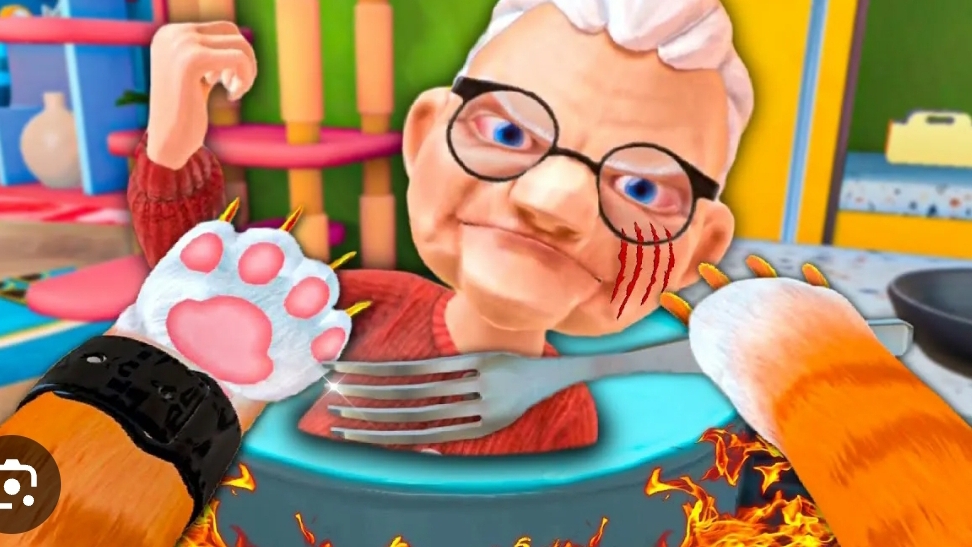 Крутой геймер играю в I'm Cat #1 крутой геймер