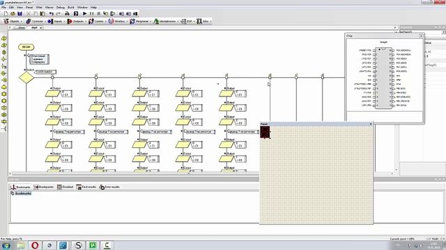Flowcode Registr 74hc595
