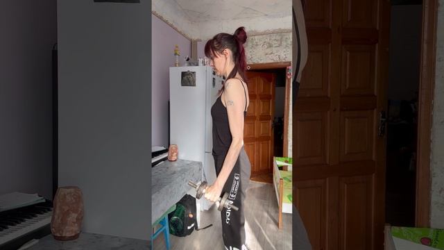 Моя тренировка , хочу набрать вес #наборвеса #тренировкадома смотреть онлайн