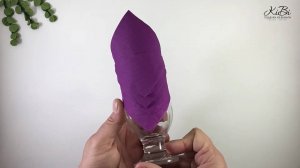 Как правильно и красиво уложить салфетку в бокал