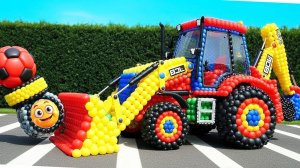 Мультики для детей. Воздушные шарики превращаются в трактор и животных. Мультики для малышей