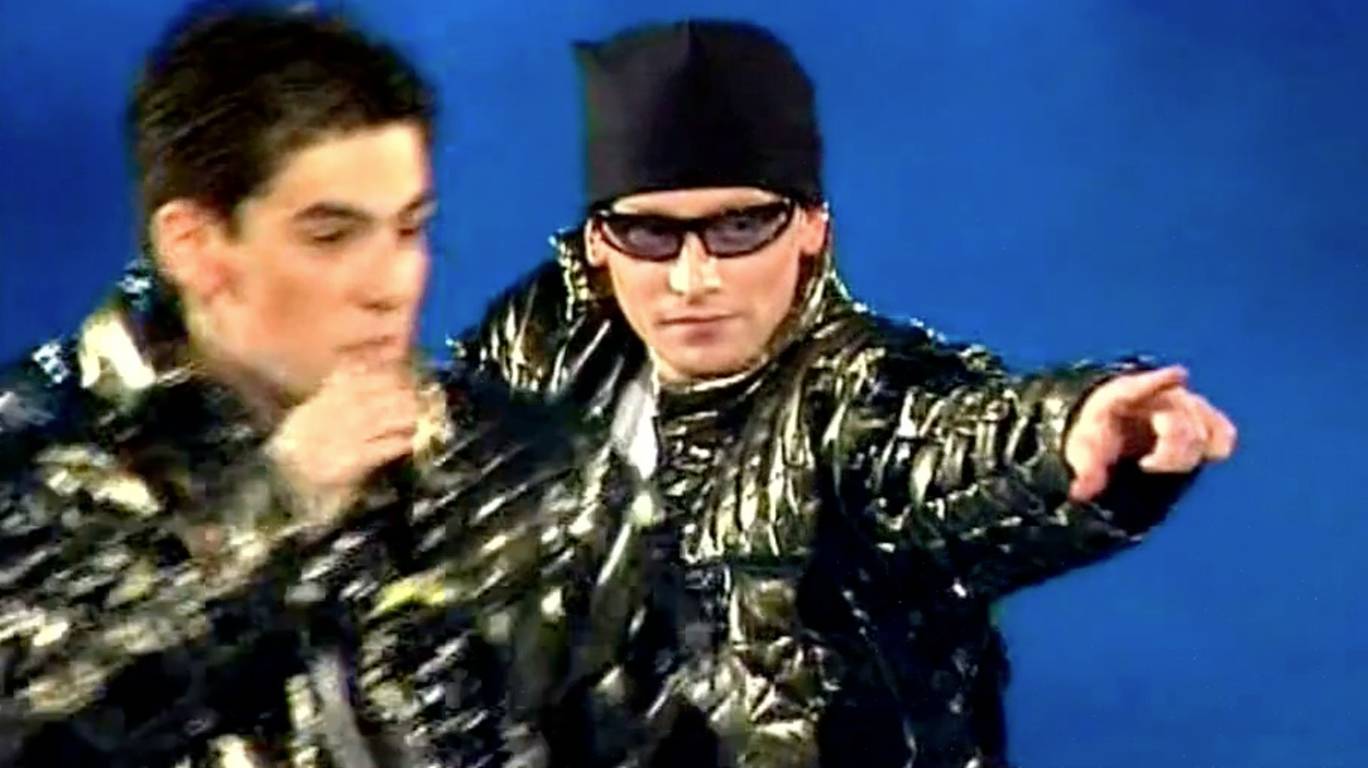 Матч-реванш- НАШЕ ВРЕМЯ vs группы ТЕТ-А-ТЕТ с песней СИНИЕ ГЛАЗА :1999: смотреть онлайн