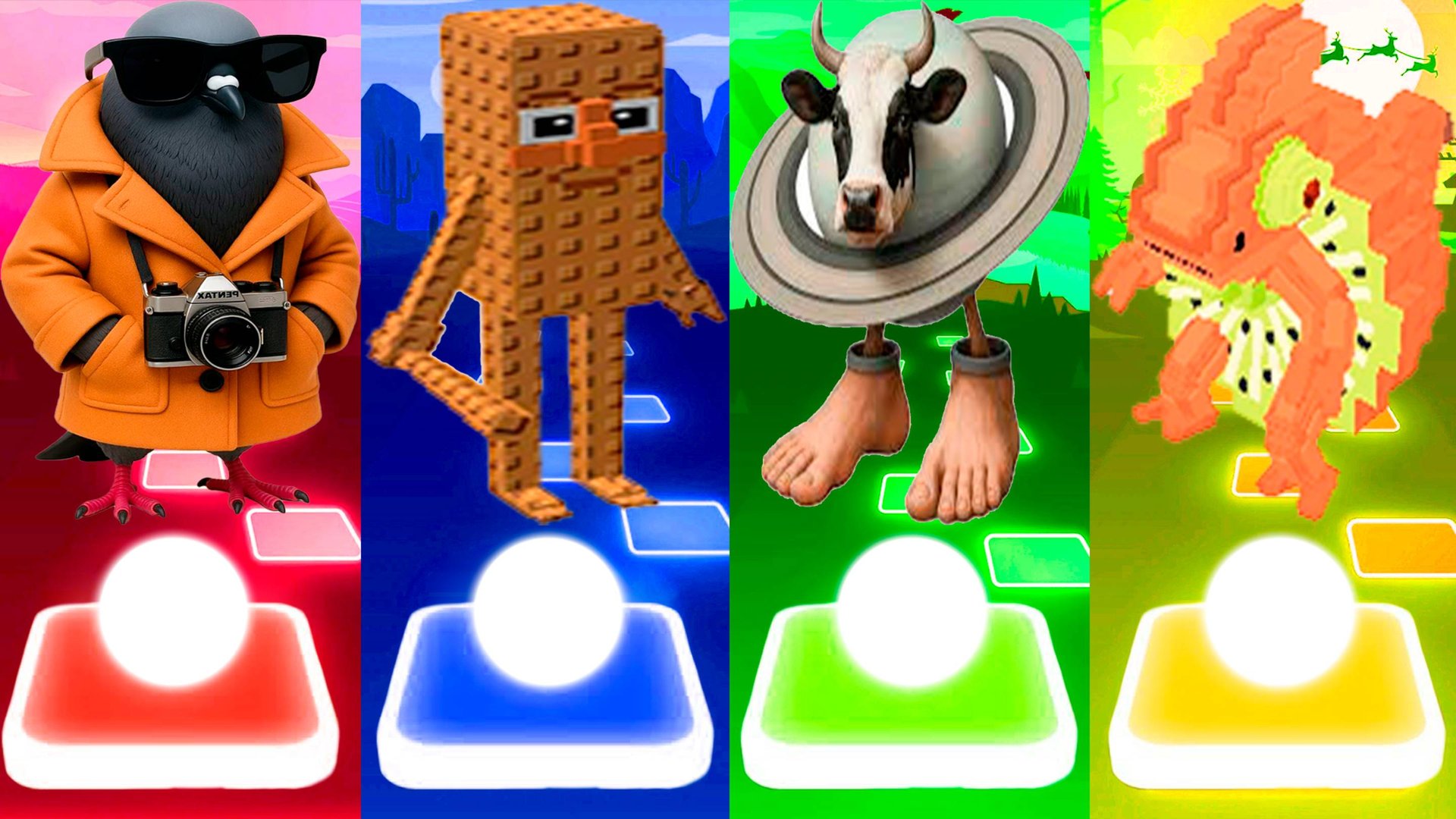 ШПИОНИРО ГОЛУБИРО 🆚 ТУН ТУН ТУН САХУР 🆚 ЛАВАКА САТУРНА САТУРНИТА 🆚 КВИЛИОЛИ АМЕЛЕОНИ | Tiles №250 смотреть онлайн