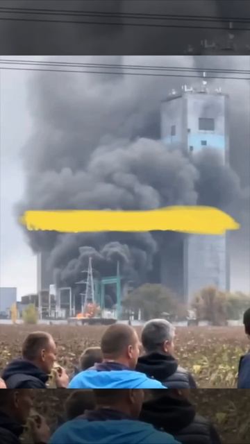 УДАР ПО ДНЕРПУ СЕГОДНЯ. ГОРИТ Подстанция на территории шахты в Днепропетровской области. смотреть онлайн