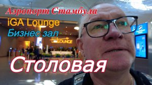 РАЗОЧАРОВАНИЕ В аэропорту Стамбула.  Бизнес зал iGA Lounge это обычная СТОЛОВКА?