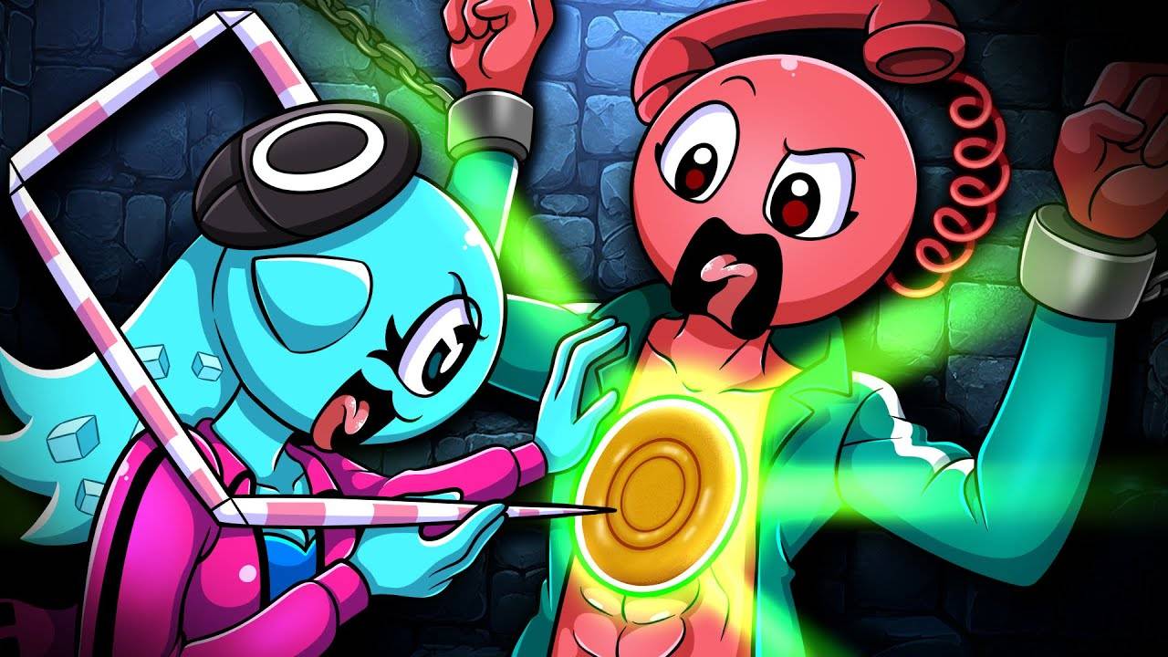 Аква в игре в кальмара крадет Дальгону Теле?! | Анимация Спрунки из Суперсемейки