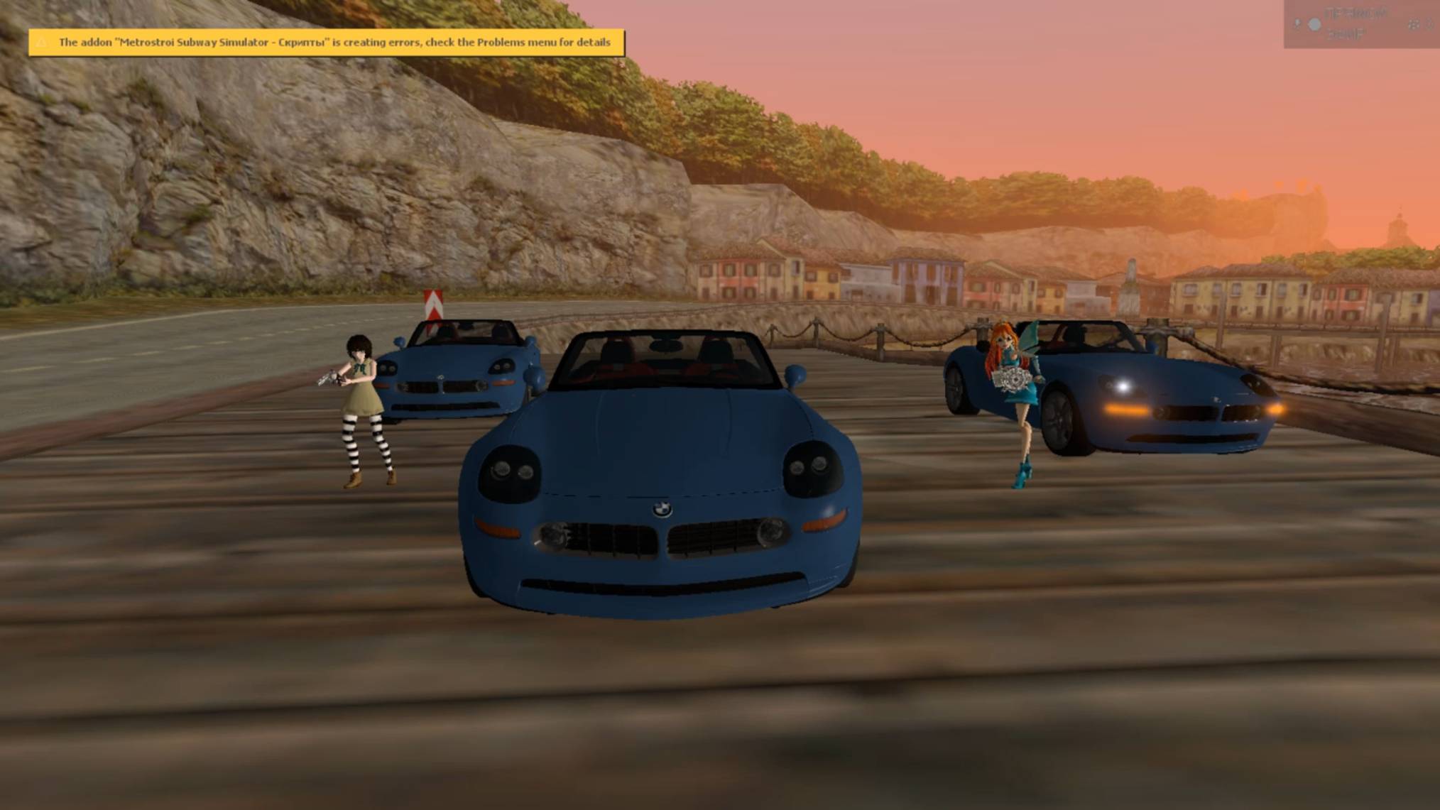 Garris Mod На BMW Z8 с Блум и Френ Боу по трассе Код Азур! смотреть онлайн