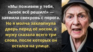 Свекровь с чемоданами | Истории из жизни