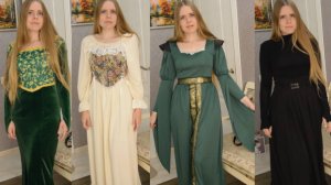 Мои образы в длинных платьях и юбках (почти АСМР 😊)