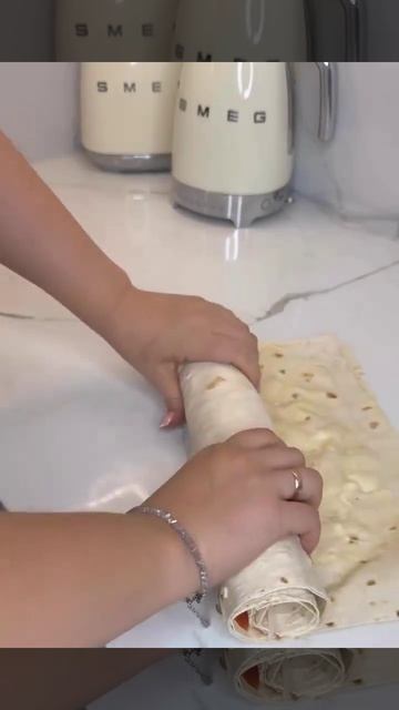 🫔 Закусочные рулеты из лаваша с двумя видами начинки