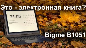 Самая ПРОДВИНУТАЯ электронная книга с Android и стилусом — Bigme B1051 (обзор)