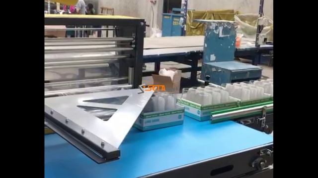 Машина для упаковки стаканов и стеклянных банок в термоусадочную пленку смотреть онлайн