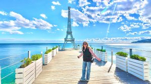 ЯЛТА. Массандровский пляж без суеты. Улицы и дороги города.