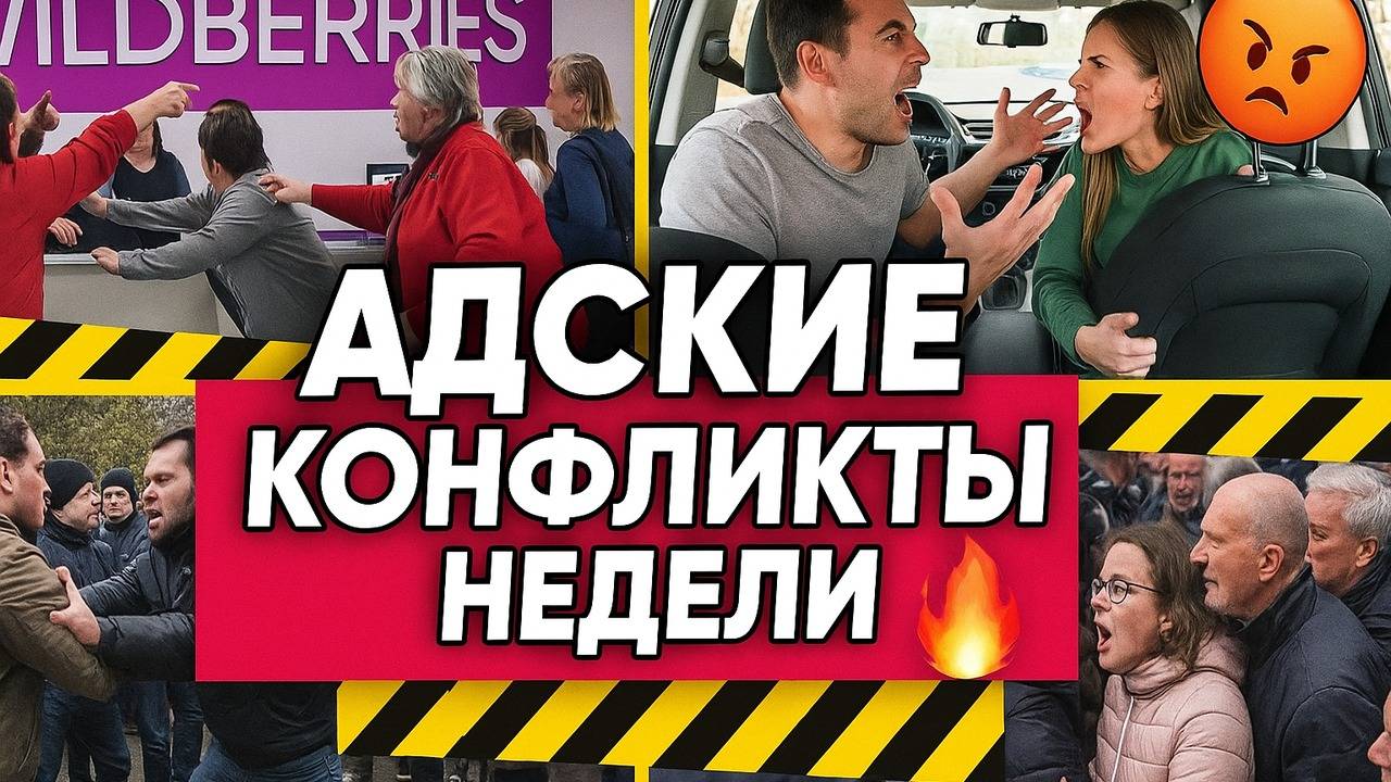 ТОП АДСКИХ конфликтов недели: ВЫ НЕ ПОВЕРИТЕ! ЧТО творят люди в wildberries, в Такси и не только! смотреть онлайн