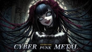 Dark Gothic Girl – Cyberpunk glitch Metal / BGM for Work & Study