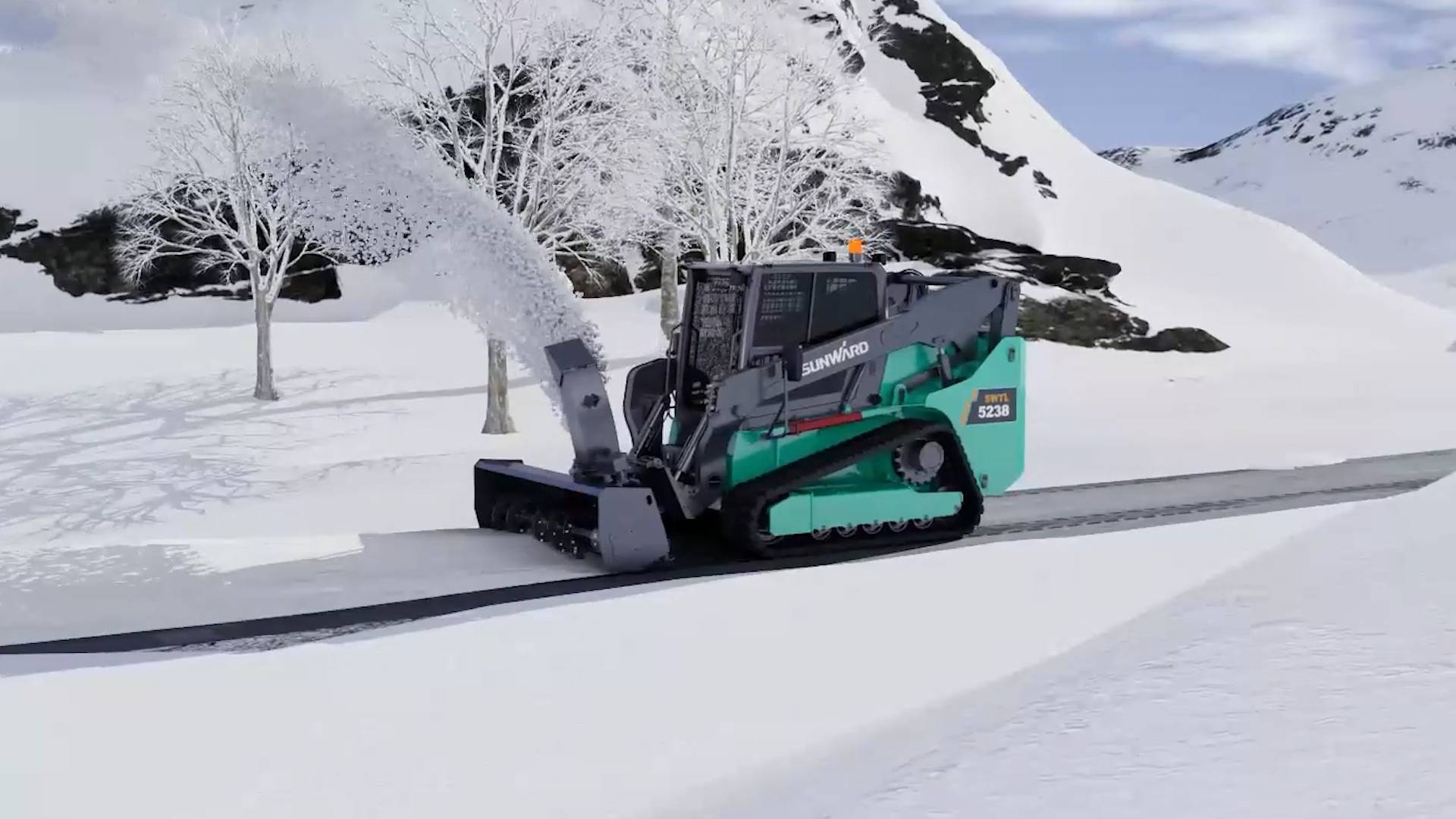 НОВИНКА! Мини-погрузчик SUNWARD SWTL5238. Гусеничный. Мощный. Надежный