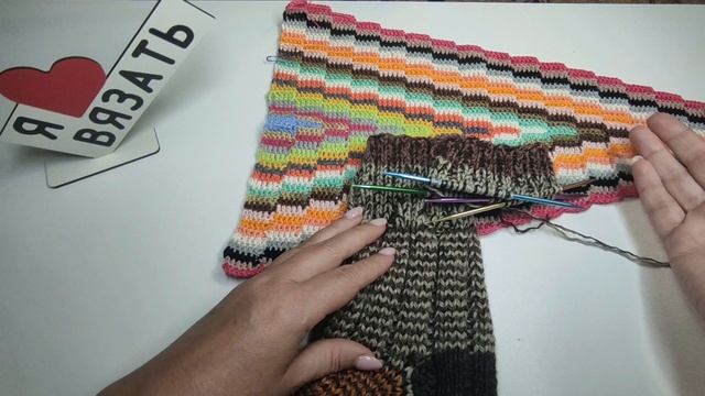 Вязать некогда, однако ... Мой отчет в СП "Остатки пряжи в дело" с Еленой Костиной смотреть онлайн