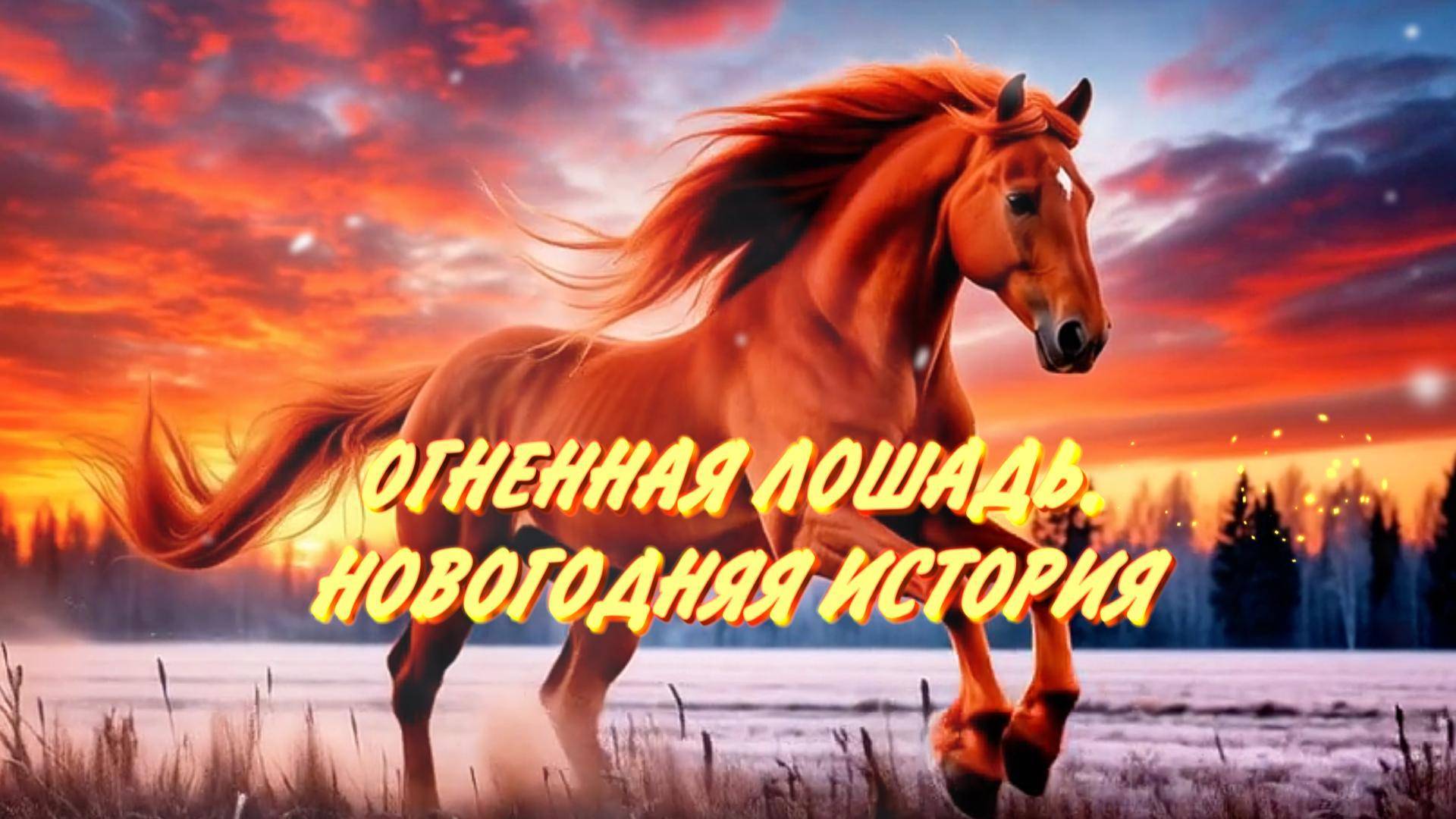 ❄️Огненная лошадь. 🎄 Новогодняя история☃️❄️❄️❄️ смотреть онлайн