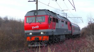 ТЭП70БС-022 с пригородным поездом Алапаевск - Екатеринбург-Пасс.