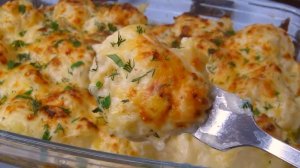 Цветная капуста в соусе.