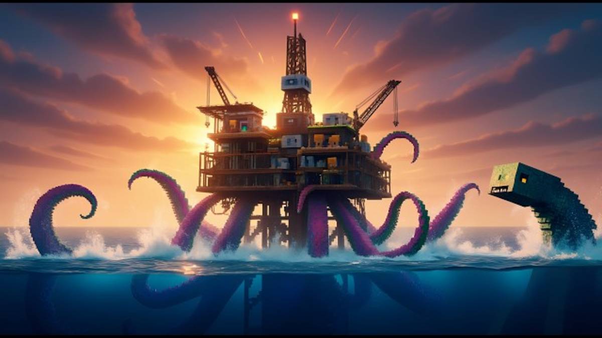 100 ДНЕЙ ВЫЖИВАНИЯ НА ЗАБРОШЕННОЙ НЕФТЕВЫШКЕ В МАЙНКРАФТ смотреть онлайн